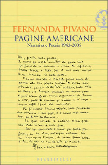 Pagine americane. Narrativa e poesia 1943-2005