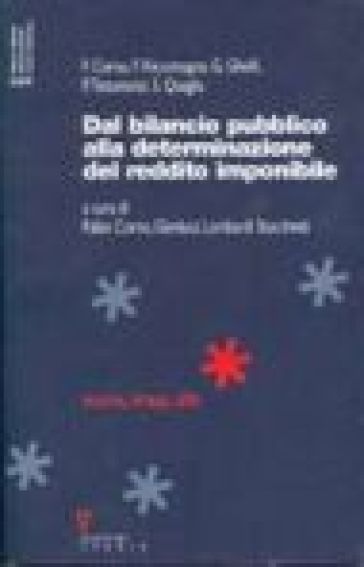 Dal bilancio pubblico alla determinazione del reddito imponibile