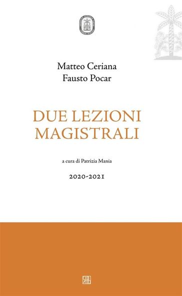 Due lezioni magistrali