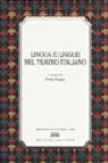 Lingua E Lingue Nel Teatro Italiano