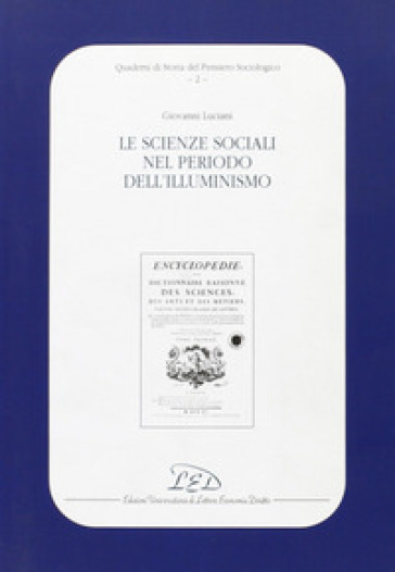Le scienze sociali nel periodo dell'illuminismo