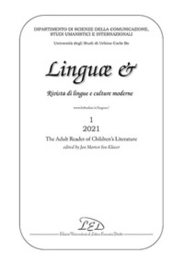 Linguae &amp;. Rivista di lingue e culture moderne. Ediz. italiana e inglese (2021). Vol. 1