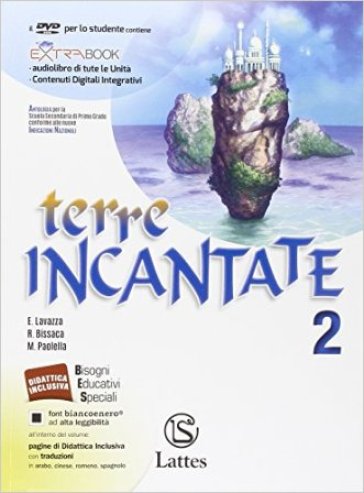 Terre incantate. Per la Scuola media. Con DVD. Con e-book. Con espansione online. Vol. 2