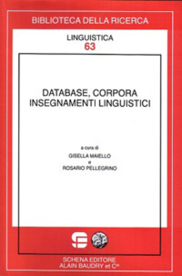 Database, corpora insegnamenti linguistici