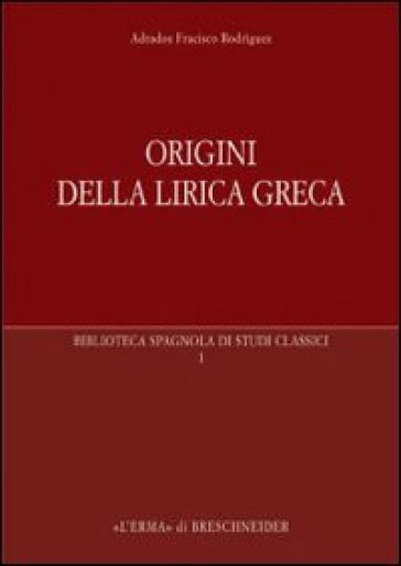 Origini della lirica greca