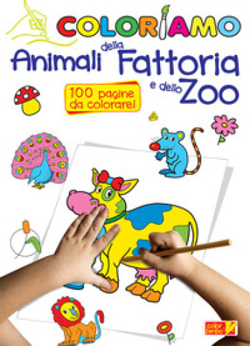 Coloriamo Animali Della Fattoria E Dello Zoo
