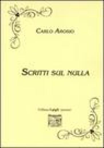 Scritti Sul Nulla