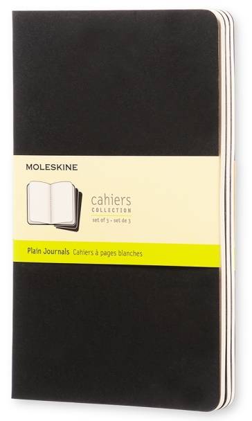 Cahier Jnls Lg Pla Black