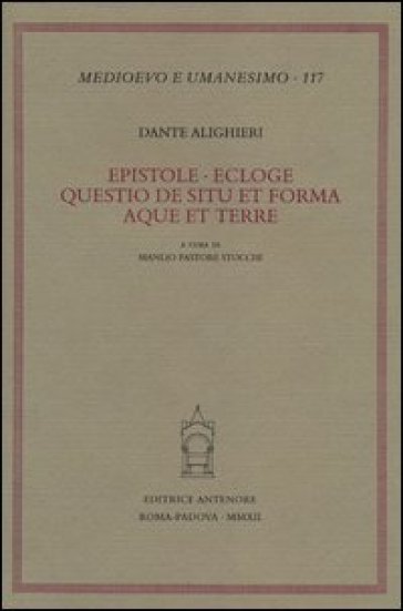 Epistole-Ecloge-Questio de situ et forma aque et terre