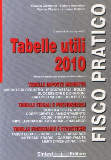 Tabelle utili 2010