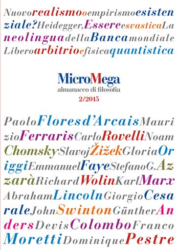 Micromega: 2 Almanacco di filosofia