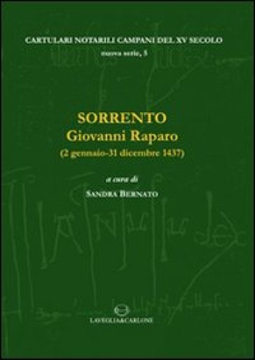 Sorrento. Giovanni Raparo (2 gennaio-31 dicembre 1437)