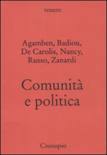 Comunità e politica