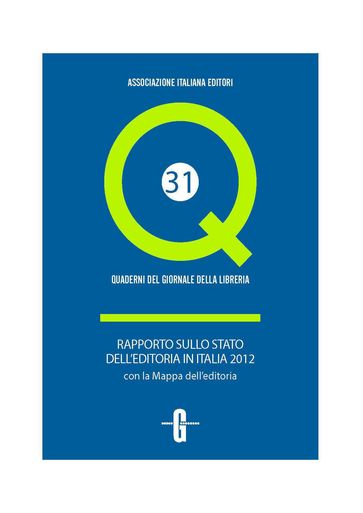 Rapporto sullo stato dell'editoria in Italia 2012