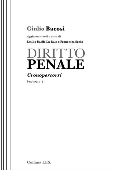 DIRITTO PENALE - Cronopercorsi - Volume 1