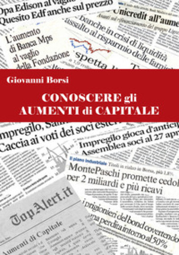 Conoscere Gli Aumenti Di Capitale