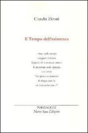 Il tempo dell'esistenza