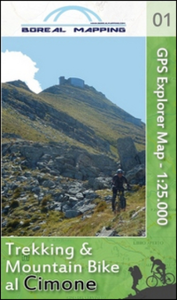 Trekking &amp; mountain bike al Cimone. Carta topografica per escursionisti 1:25.000