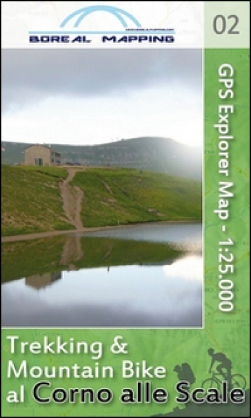 Trekking &amp; mountain bike al Corno alle Scale. Carta topografica per escursionisti 1:25.000