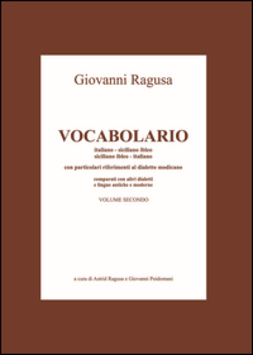 Vocabolario italiano-siciliano ibleo