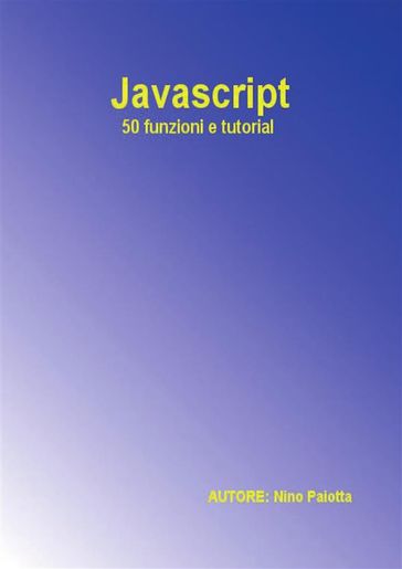 Javascript - 50 funzioni e tutorial