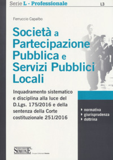 Società A Partecipazione Pubblica E Servizi Pubblici Locali