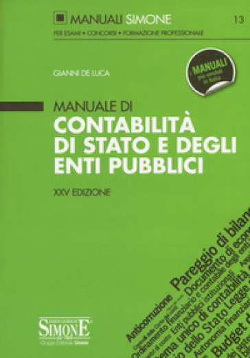 Manuale di contabilità di Stato e degli enti pubblici-0