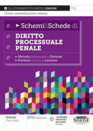 Schemi &amp; schede di diritto processuale penale