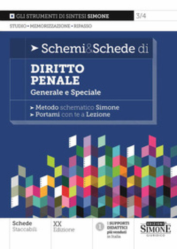 Schemi &amp; schede di diritto penale (generale e speciale)