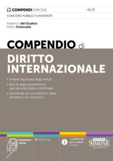 Compendio di diritto internazionale. Con Espansioni online