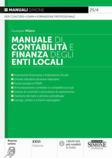 Manuale di contabilità e finanza degli enti locali. Con risorse online