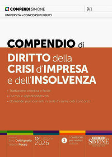 Compendio di diritto della crisi d'impresa e dell'insolvenza