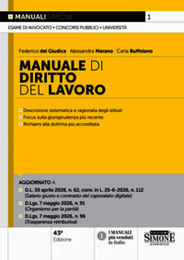 Manuale di diritto del lavoro