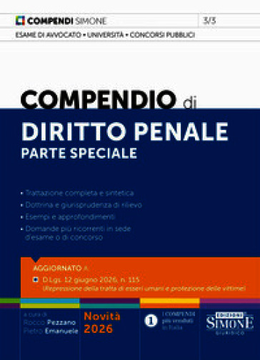 Manuale di diritto penale. Parte speciale