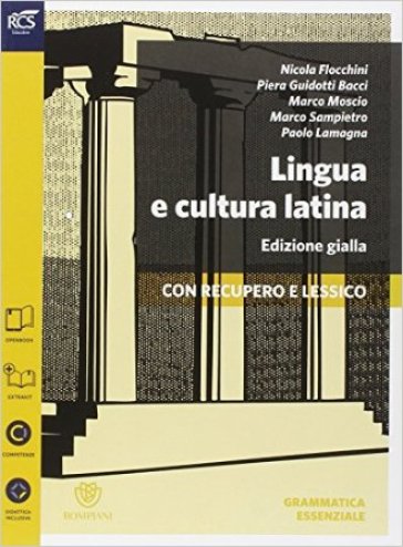 Lingua e cultura latina e lessico. Grammatica-Lessico-Repertori lessicali. Ediz. gialla. Per le Scuole superiori. Con espansione online. Vol. 1