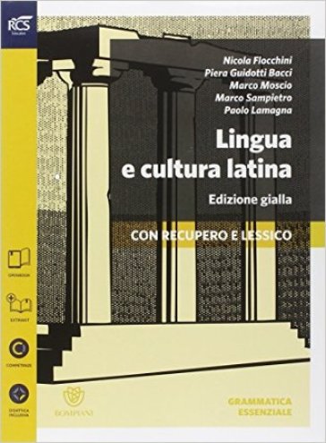 Lingua e cultura latina e lessico. Grammatica-Percorsi-Lessico-Repertori lessicali. Ediz. gialla. Per le Scuole superiori. Con e-book. Con espansione online. Vol. 1