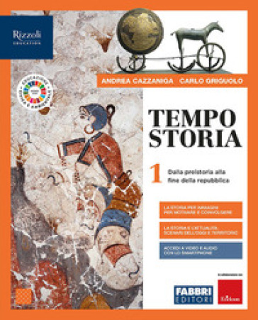 Tempostoria. Con Storia per immagini, Atlante ed Educazione civica e ambientale. Per le Scuole superiori. Con e-book. Con espansione online. Vol. 1: Dalla Preistoria alla fine della Repubblica-0
