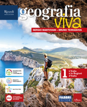 Geografia viva. L'Italia e le Regioni d'Italia. Con il mondo in spalla. Per la Scuola media. Con e-book. Con espansione online. Vol. 1-0