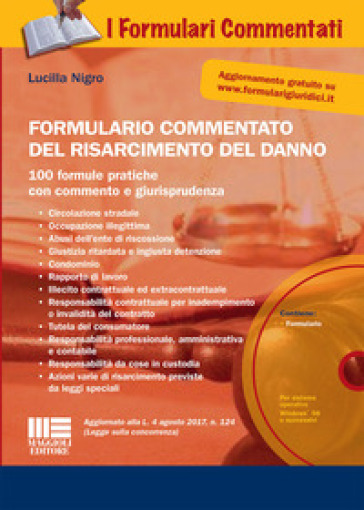 Formulario Commentato Del Risarcimento Del Danno