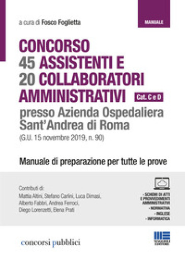 Concorso 65 Assistenti E Collaboratori Amministrativi Sant'andrea Roma