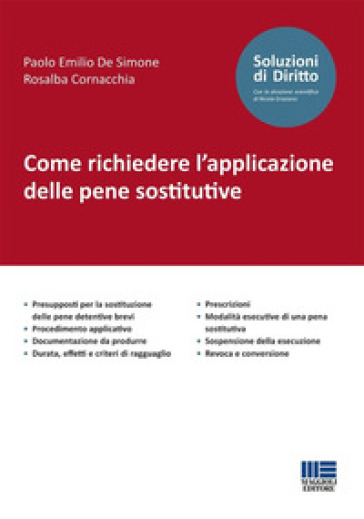 Come richiedere l'applicazione delle pene sostitutive