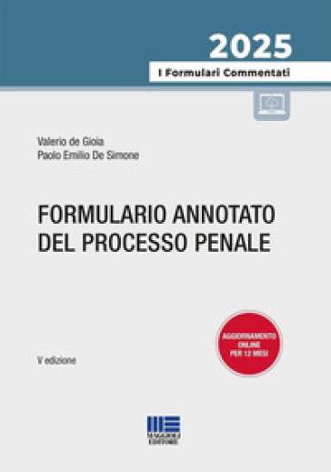 Formulario annotato del processo penale