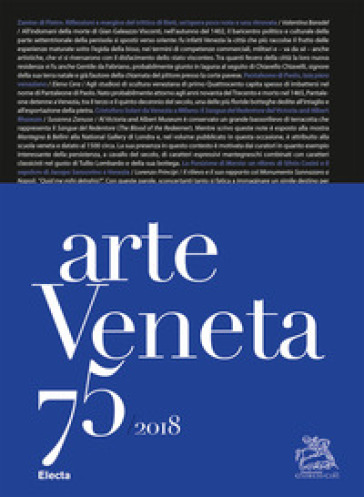 Arte veneta. Rivista di storia dell'arte (2018). Vol. 75: Bibliografia dell'arte veneta (2017)