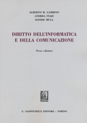 Diritto dell'informatica e della comunicazione