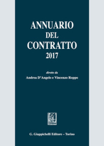 Annuario del contratto 2017