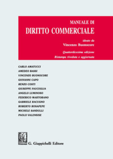Manuale di diritto commerciale
