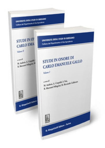 Studi In Onore Di Carlo Emanuele Gallo