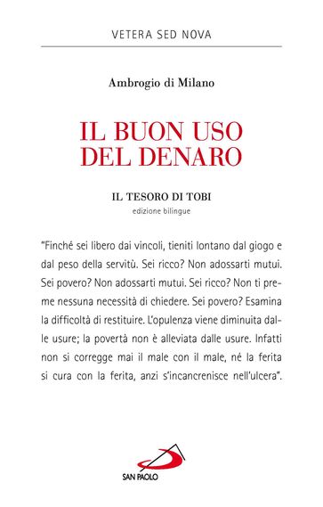 Il buon uso del denaro. Il tesoro di Tobi