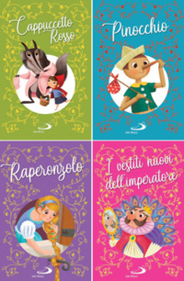 Cappuccetto Rosso-Pinocchio-Raperonzolo-I vestiti nuovi dell'imperatore. Ediz. a colori