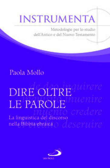 Dire oltre le parole. La linguistica del discorso nella Bibbia ebraica
